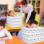 Crtiin 24 Pcs Privacy Folders for Students Desk Dividers Standard School - Image 4