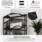 VEDECASA Corner Printer Stand Table - Image 3