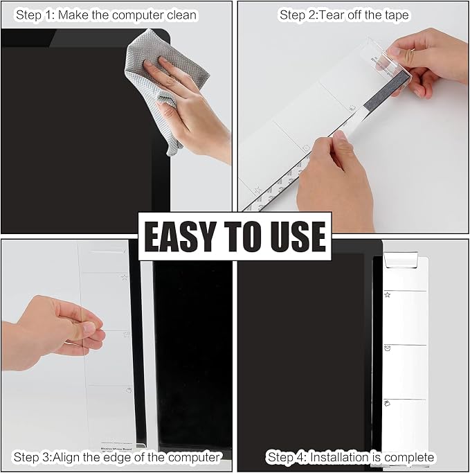 Office Desk Accessories 2pcs Multifunction Computer Monitor Memo Board - Image 5