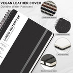 Lined Spiral Journal Notebook, A4 Spiral Notebook, 8.5''×11'' 100GSM Thick - Image 4