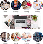 QIYI Large Mouse Pad, PU Leather Desk Blotter Protector, Waterproof Computer - Image 7