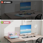 Marbrasse 2 Tier Paper Organizer Letter Tray, Mesh File Organizer - Image 4