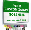 Custom Outdoor Metal Signs: Personalized Aluminum Business Signs, Waterproof by SpeedyOrders