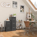 INTERGREAT 2 Drawer File Cabinet, Lockable Vertical File Office Cabinet - Image 6