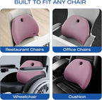 Skechers Lumbar Support Pillow for Office Chair, Memory Foam Lumbar Pillow - Image 6