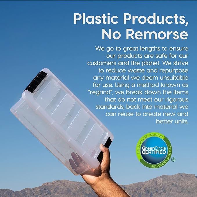 IRIS USA 19 QT Plastic Storage Box - Image 4