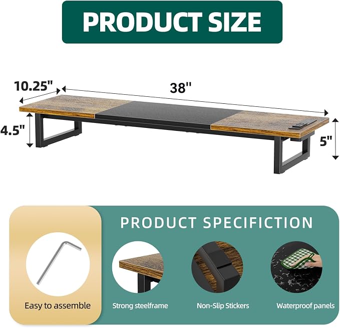 Simple Trending Dual Monitor Stand Riser - Image 7
