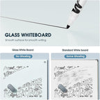 MaxGear Glass Whiteboard, Tempered Magnetic Dry Erase Board 48 x 36 Inch - Image 6