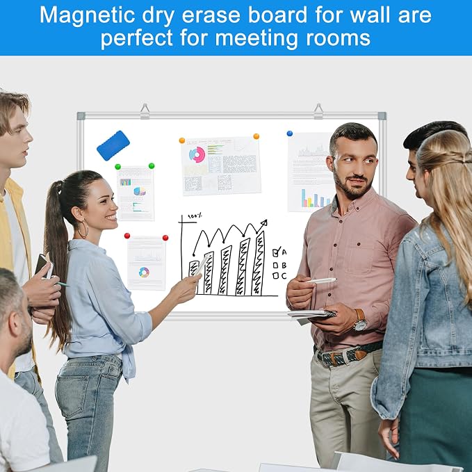 White Board Dry Erase Whiteboard - Image 5