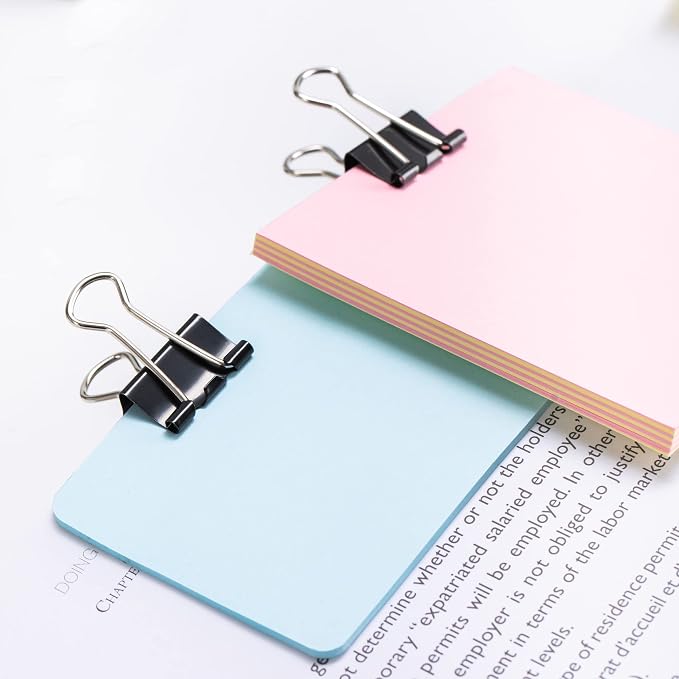 Amazon Basics Binder Paper Clips, Medium Clip, 2 Pack of 12 - Image 8