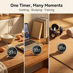 Rechargeable Magnetic Kitchen Timer, LED Countdown/Up Timer, Supports USB-C - Image 7