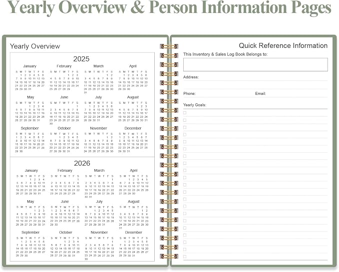 Inventory & Sales Log Book for Small Business – Inventory Ledger Book, - Image 4