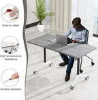 Conference Table, 55.1''Folding Conference Room Table - Image 5