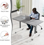 Conference Table, 55.1''Folding Conference Room Table - Image 5