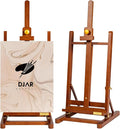 DJAR H- Frame Tabletop Painting Easel, Adjustable Solid Beech Wood Desktop Art by DJARARTTOOL