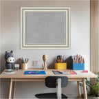 Amanti Art Silver Framed Magnetic Board 22x26 Small Vision Board - Image 5