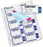 Threshold Tab-Expiring Visitor Badge Sign-in Book | Name Tag Stickers | Hospital by ThresholdVisitorManagement