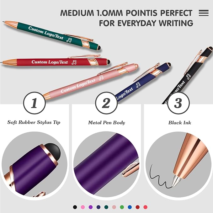 CRME Bulk Custom Pens Personalized Customized Engraved Pen - Image 3