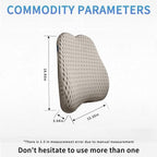 XINJUN Memory Foam car Lumbar Support Pillow - Image 7