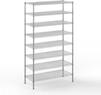 Regal Altair 21" Deep x 48" Wide x 86" Height Wire Shelving Kit | 8-Tier | NSF by Regal+Altair