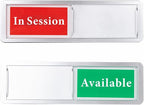 In Session or Available Door Sign, Sliding Privacy Indicator by AMAZINGSUN