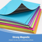HOMiDEK Reusable Magnetic Sticky Notes, Dry Erase Magnets Magnetic Labels - Image 2
