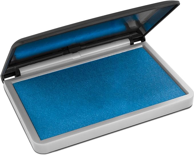 MaxMark Large Premium Sky Blue Ink Stamp Pad by Maxmark