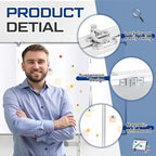40" x 60" Rolling Whiteboard Foldable Dry Erase Board - Image 4