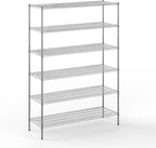 Regal Altair 21" Deep x 60" Wide x 86" Height Wire Shelving Kit | 6-Tier | NSF by Regal+Altair