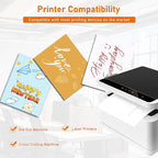 100 Sheets Shimmer White Cardstock 8.5 x 11 Printer Paper, 92lb Heavyweight - Image 4
