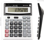 HIHUHEN Large Electronic Calculator Counter Solar & Battery Power 12 Digit - Image 2