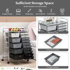 DORTALA 15-Drawer Rolling Storage Cart - Image 5