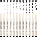 CHARSOCO Black Micro Pens Set by CHARSOCO