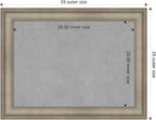 Amanti Art Silver Framed Magnetic Board 25x33 Medium Vision Board - Image 4