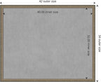 Amanti Art Silver Framed Magnetic Board 34x42 X-Large Vision Board - Image 4