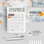 CATIGA 12 Digit Desktop Calculator Basic Desk Calculator - Image 4