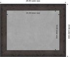 Amanti Art Black Framed Magnetic Board 23x29 Medium Vision Board - Image 4