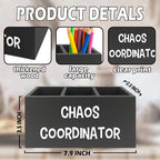 XPH Chaos Coordinator Black Pen Pencil Holder Organizer - Image 7