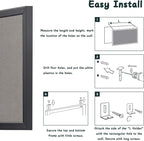 Bulletin Board 46x30 Inch, Large Cork Board - Image 9