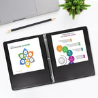 CIXILDTS 1-inch Round Ring Binder, Standard 3 Ring Binder Fit Letter Size Paper - Image 7