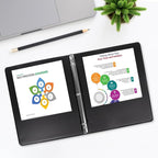 CIXILDTS 1-inch Round Ring Binder, Durable 1" 3 Ring Binder Fit Letter Size - Image 7