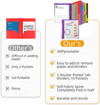 360° Pivotable Project Organizer Binder, Upgraded 3 Ring Binder - Image 2