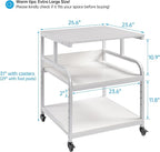 Fannova Printer Stand, 25.6" x 23.6" x 30.9" Extra Large Printer Table - Image 2