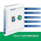 Samsill 0.5 Inch 3 Ring Binders, Made in USA, Economy Round Ring, 100 Sheet - Image 3