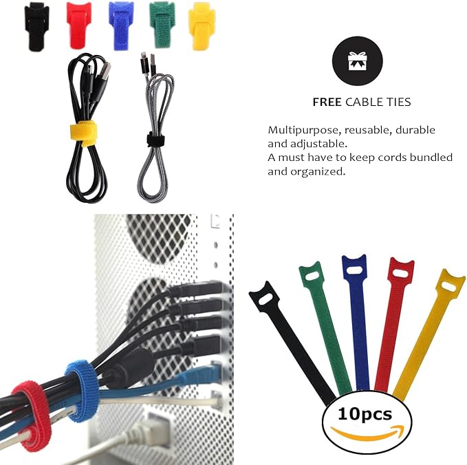 Premium 120" Cable Management Sleeve, Best Cords Organizer - Image 5