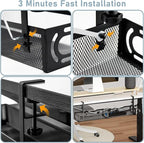 Mzmaxy Cable Management, Metal Cord Organizer - Image 8