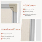 AMUSIGHT Double-Sided Large Cork Board - Image 4