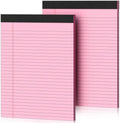 2 Pcs Legal Pads 8.5 x 11 Pink Note Pads 8.5 x 11 Notepad 8.5 x 11 Micro by Nichela