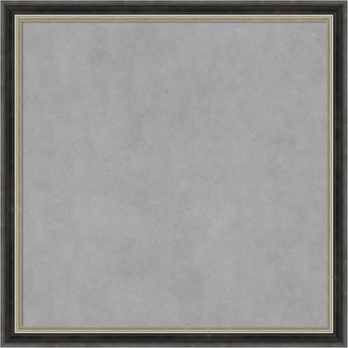 Amanti Art Black Framed Magnetic Board 13x13 X-Small Vision Board by AmantiArt
