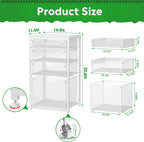 Sbanmao 4 Drawer Rolling File Cart - Image 5